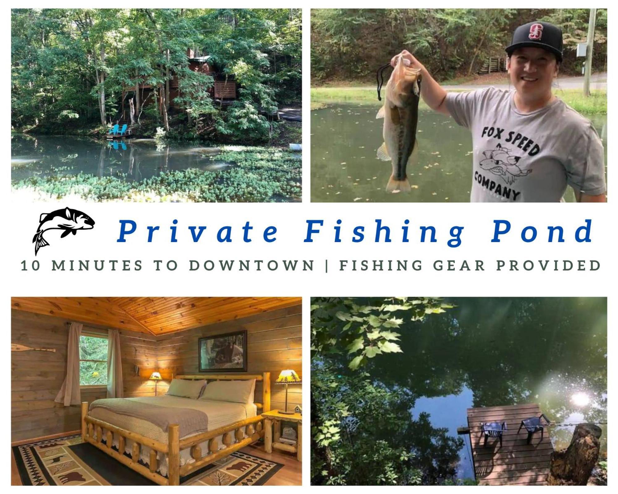 The Fishing Hole Cabin - Sage Vacations Гатлінбург Екстер'єр фото